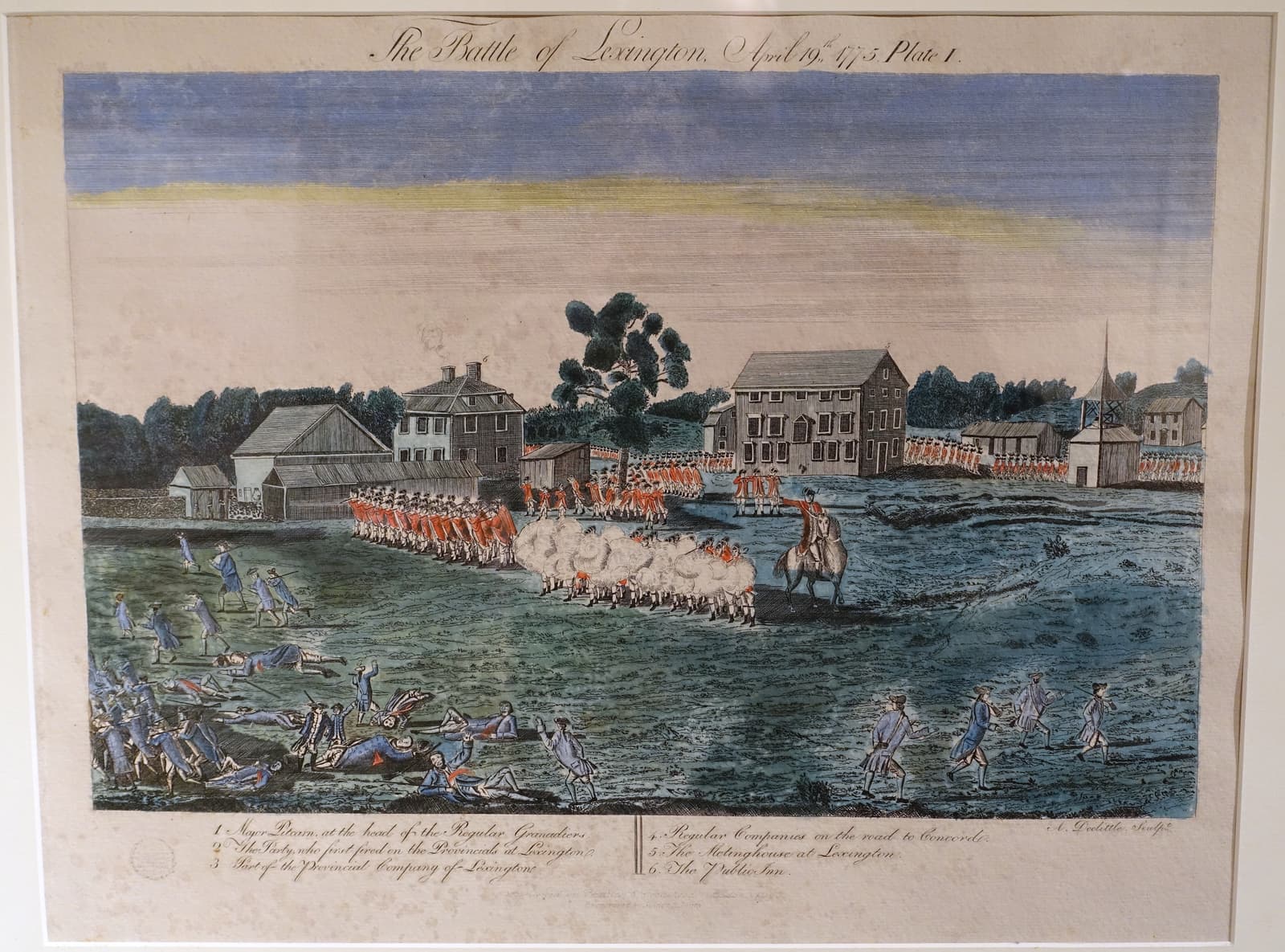 The Battle of Lexington, April 19, 1775